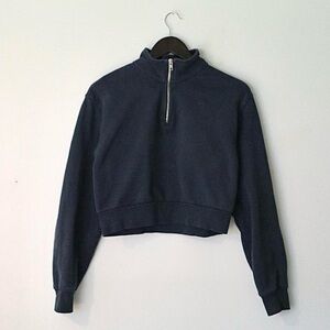 Navy Blue Half-Zip TNA